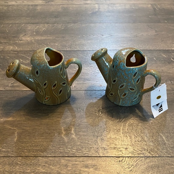 Set of 2 Light Up Ceramic Figurines NWT - Picture 1 of 8